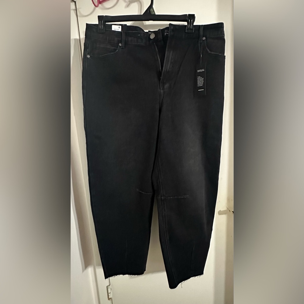 City Chic Denim Harley High Rise Crop Saige Jean - black Charcoal
